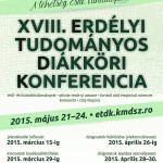 Kezdődik a XVIII. Erdélyi Tudományos Diákköri Konferencia