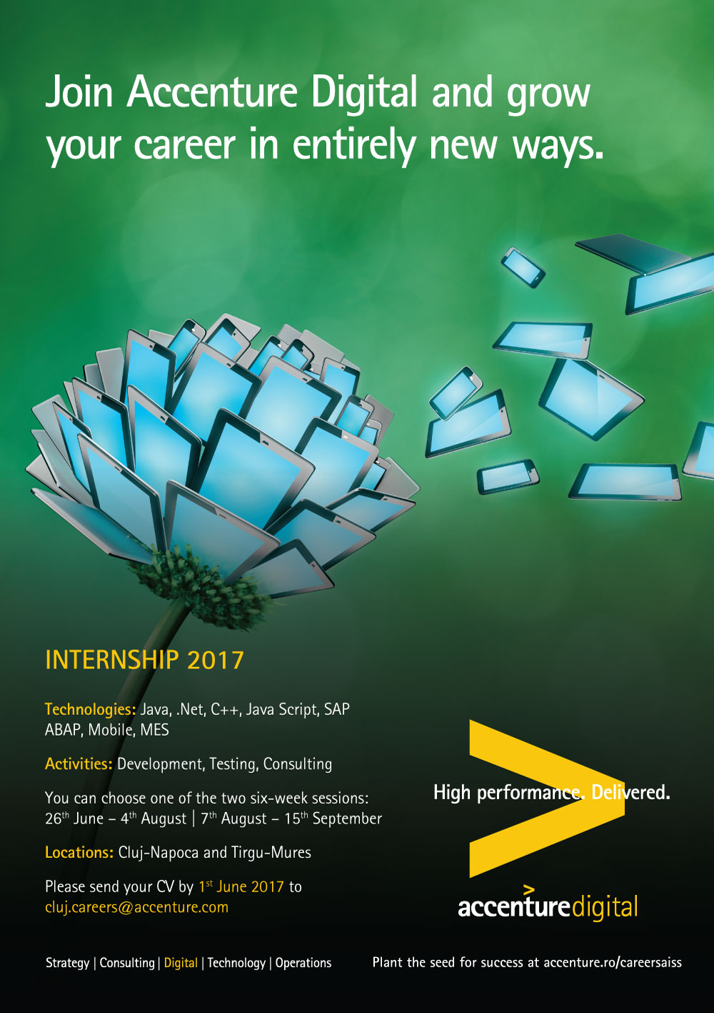 Accenture 2017 Internship Facultatea de Matematică și Informatică
