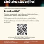 Ajută-ne să îmbunătățim sănătatea studenților!