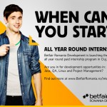 Betfair 2014 Internship