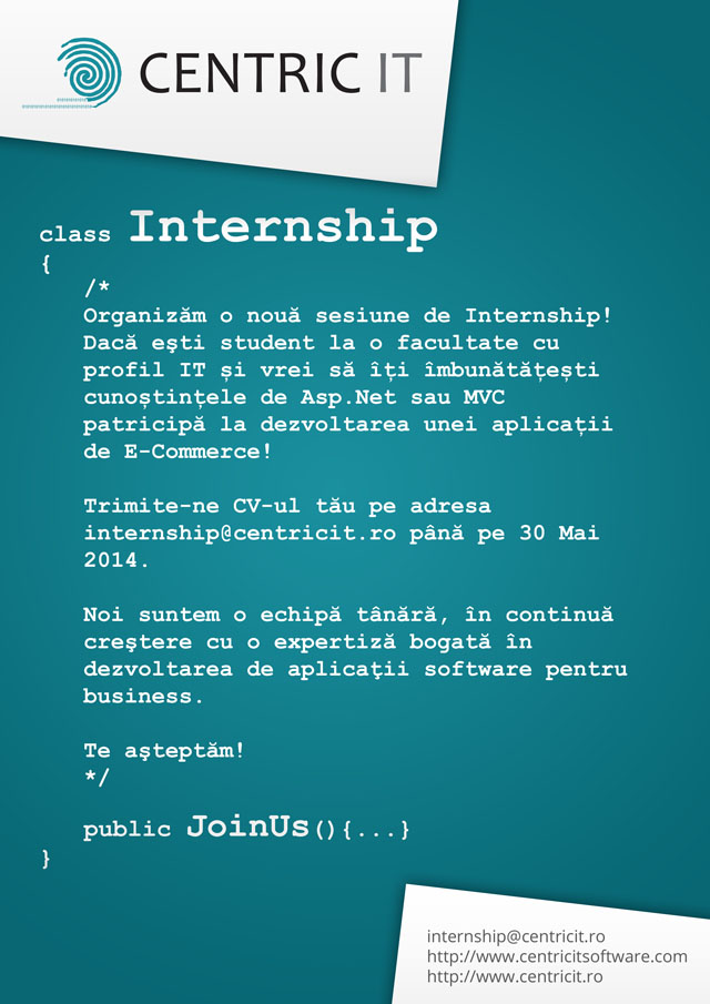 Centric IT Internship