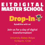 Cum poți intra la master înainte să-ți susții licența: prezentarea programelor de master oferite de către EIT Digital și Facultatea de Matematică și Informatică