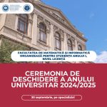 Deschiderea festivă a anului universitar 2024-2025