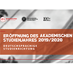 Eröffnung des akademischen Jahres 2019-2020