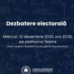 Invitație la Dezbaterea Electorală a Candidaților pentru Consiliul Studenților Facultății de Matematică și Informatică