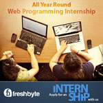 All-Year-Round Web Programming Internship @ Freshbyte | 2013
