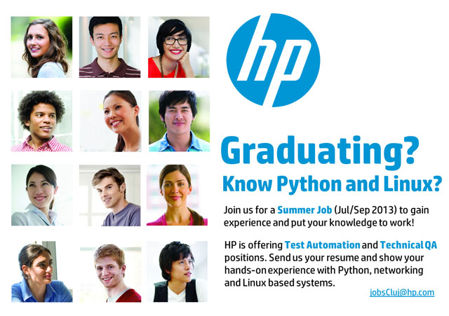 HP Summer Job 2013