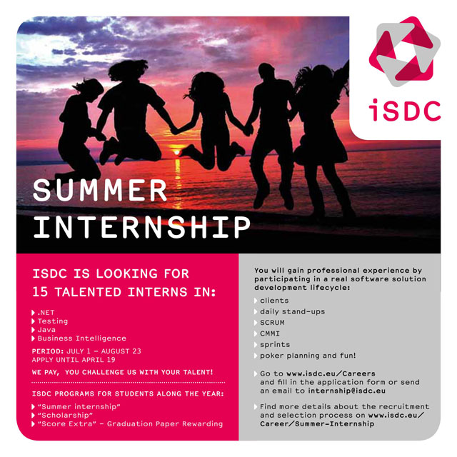 ISDC Summer Internship 2013