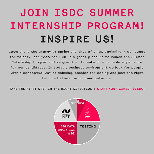 ISDC Summer Internship 2016