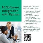 NI Software Integration with Python – free online workshop, 20. March