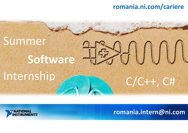 National Instruments Software Summer Internship 2015