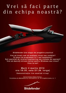 Training Bitdefender UBB 2014