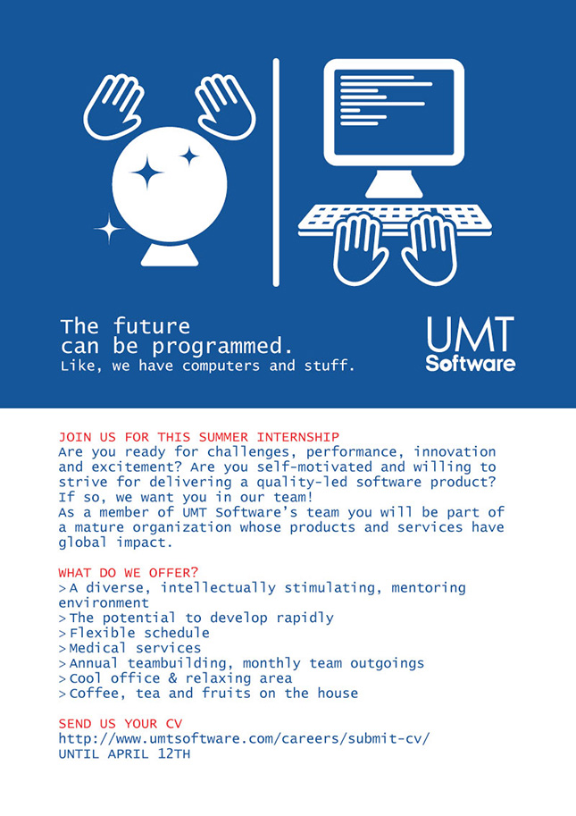 UMT Software 2016 Internship