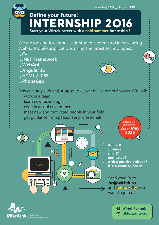 Wirtek 2016 Internship