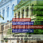 Deschiderea anului universitar 2013-2014 la Facultatea de Matematică şi Informatică
