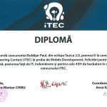 Premiul II pentru studenţii facultăţii la concursul IT Engineering Contest (iTEC), ediţia 2017