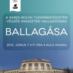 Magiszteri hallgatók ballagása 2013. június 7-én