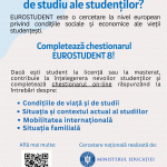 Care sunt condițiile de viața șide studiu ale studenților? Completează chestionarul EUROSTUDENT 8!