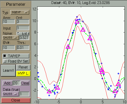 Regression GUI - initial stage