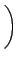 $\displaystyle \left.\vphantom{-\frac{t^2}{2}}\right)$