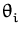 $ \theta_{i}^{}$