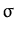 $\displaystyle \sigma$