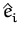 $\displaystyle \hat{e}_{i}^{}$