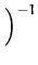 $\displaystyle \left.\vphantom{ \hat{{\boldsymbol { C } }}_{t+1} + {\boldsymbol { Q } }_{t} }\right)^{-1}_{}$