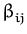 $\displaystyle \beta_{ij}^{}$