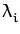 $ \lambda_{i}^{}$