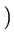 $\displaystyle \left.\vphantom{(q^{(t+1)})^2+r^{(t+1)}}\right)$