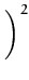 $\displaystyle \left.\vphantom{u_{t+1} -m_{t+1} + \frac{q^{(t+1)}}{r^{(t+1)}}}\right)^{2}_{}$