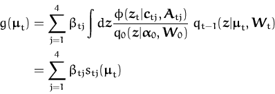 \begin{displaymath}\begin{split}g({\boldsymbol { \mu } }_{t}) &= \sum_{j=1}^4\be...
...j=1}^4\beta_{tj} s_{tj}({\boldsymbol { \mu } }_{t}) \end{split}\end{displaymath}