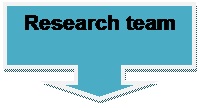Down Arrow Callout: Research team

